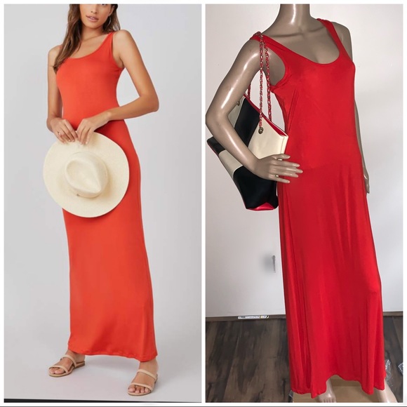 Old Navy Dresses & Skirts - 😍OLD NAVY Long Red Sleeveless Dress